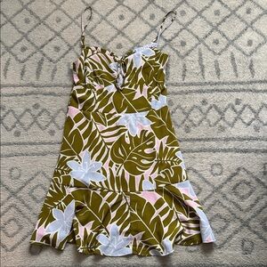 Tropical Print Women’s Dress